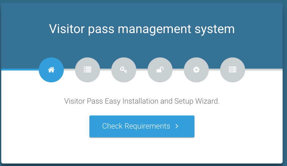 Check-in first step
