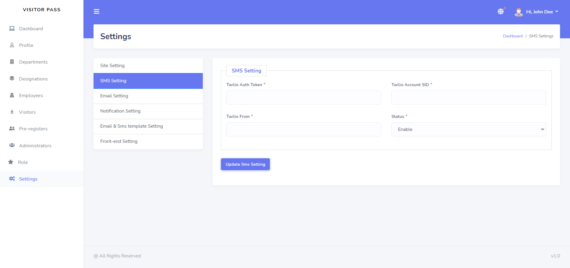 Check-in Dashboard